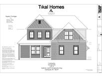Exterior rendering of a two-story house plan at 6605 Stonepoint Way, Indianapolis, IN 46237