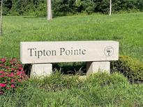 Tipton Pointe entrance sign with landscaping at 1997 Tipton Pointe Ct, Columbus, IN 47201