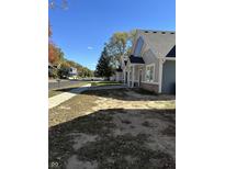 Row of new homes with attractive siding and landscaping at 863 E Harrison St, Martinsville, IN 46151