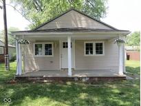 Charming one-story home with a covered porch at 3912 Terrace Ave, Indianapolis, IN 46203
