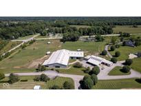 Aerial view of the property and surrounding landscape at 9407 N Whitney Way, Monrovia, IN 46157