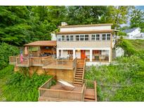 Two story house with large deck and river views at 409 W Lakeview Dr, Nineveh, IN 46164