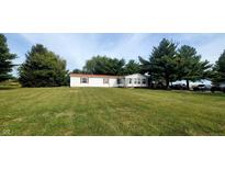 Single-story home with large yard at 9265 N Evans Rd, Monrovia, IN 46157