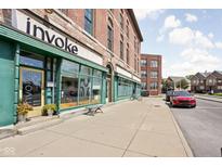 Building exterior showcasing a storefront and street-level commercial space at 970 Fort Wayne Ave # 301, Indianapolis, IN 46202
