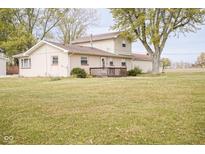 Ranch house exterior with a large backyard at 216 E Elm St, Jamestown, IN 46147