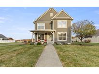 Two-story house with front porch and landscaping at 236 N Liberty Blvd, Mooresville, IN 46158