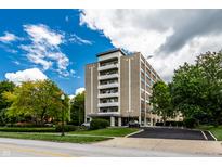 Attractive multi-story building with ample parking and landscaping at 3965 N Meridian St # Apt 2A, Indianapolis, IN 46208