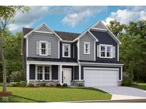 Charming two-story home with a two-car garage and landscaped yard at 67 Sterling Pl, New Whiteland, IN 46184