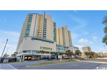 High rise building with parking and ocean view at 300 N Ocean Blvd. # 1520, North Myrtle Beach, SC 29582