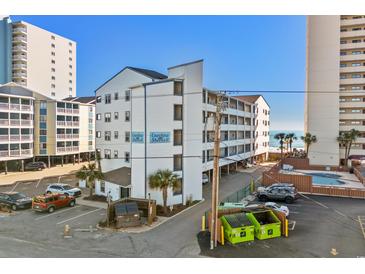 Oceanfront building with parking and pool, close to the beach at 920 N Waccamaw Dr. # 2106, Garden City Beach, SC 29576