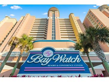 Exterior of the Baywatch Resort & Conference Center at 2801 S Ocean Blvd. # 1838, North Myrtle Beach, SC 29582