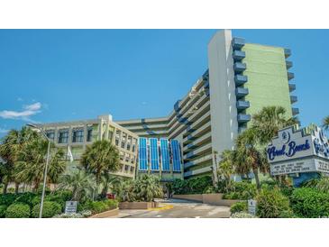 Exterior view of the Coral Beach Resort at 1105 S Ocean Blvd. # 1040, Myrtle Beach, SC 29577