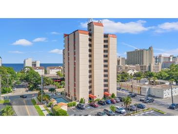 Oceanfront highrise condo with pool at 7509 N Ocean Blvd. # 103, Myrtle Beach, SC 29572