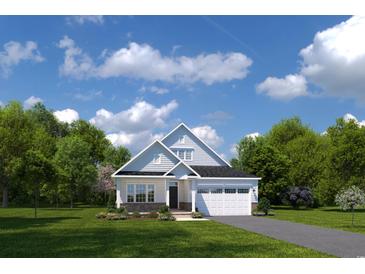 Single-story craftsman home with two-car garage at 710 Indigo Bay Circle, Myrtle Beach, SC 29579