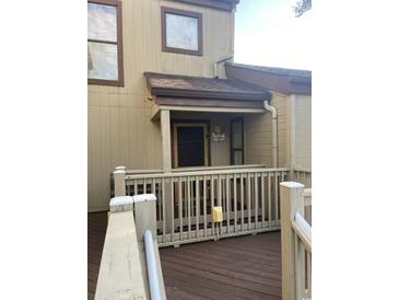 Exterior view of condo with private deck at 501 Maison Dr. # G15, Myrtle Beach, SC 29572