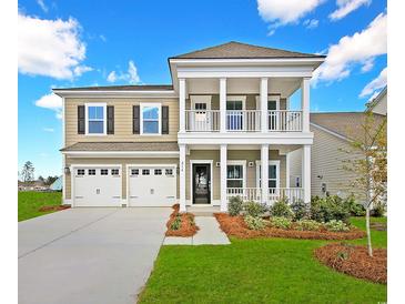 Two-story home with two car garage and front balcony at 5063 Selene Ct., Myrtle Beach, SC 29588