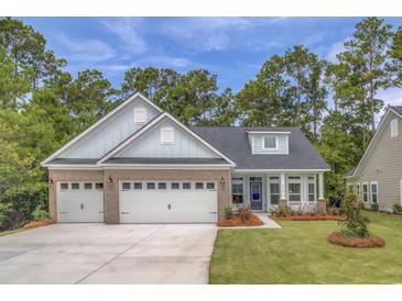 House exterior with three-car garage at Lot 723 Zoe Way, Myrtle Beach, SC 29588