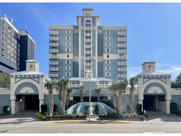 Ocean view condo building with parking garage at 2709 Ocean Blvd. S # 1202, Myrtle Beach, SC 29577