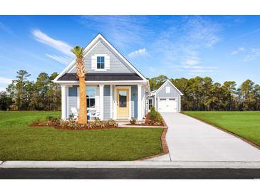 Charming craftsman style home with attached garage and manicured lawn at 2756 Rowyn St., Longs, SC 29568