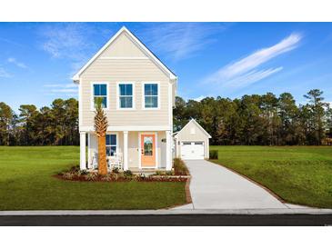 Two-story house with attached garage and landscaped yard at 2760 Rowyn St., Longs, SC 29568