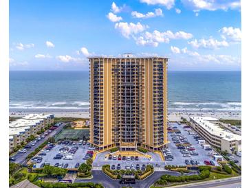 Oceanfront high rise building with parking and tennis courts at 9650 Shore Dr. # 507, Myrtle Beach, SC 29572