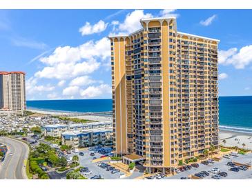 Oceanfront high-rise building with parking and nearby beach at 9650 Shore Dr. # 2404, Myrtle Beach, SC 29572