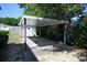 Carport provides covered parking and storage area at 894 S Marlin Circle, Murrells Inlet, SC 29576