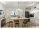 Kitchen features an island and white cabinetry at 1002 Evans Rd., Marion, SC 29571