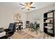 Home office with desk, chairs, and shelving unit at 2815 Biscane Ct., Conway, SC 29527