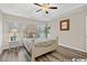 Main bedroom with a ceiling fan and neutral color scheme at 2815 Biscane Ct., Conway, SC 29527