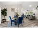 Open floor plan showing dining area and living room with hardwood floors at 2815 Biscane Ct., Conway, SC 29527