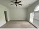 Bright bedroom featuring a ceiling fan and ample natural light at 333 William St., Myrtle Beach, SC 29577