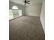 Spacious bedroom with large window and ceiling fan at 333 William St., Myrtle Beach, SC 29577