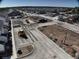 Aerial view of new townhome construction and road at 821 Rebecca Ln. # 6A, Myrtle Beach, SC 29577