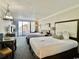 Ocean view bedroom with two double beds at 1105 S Ocean Blvd. # 940, Myrtle Beach, SC 29577