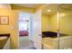 Bathroom with double sinks, a bathtub, and a separate shower at 1625 S Ocean Blvd. S # 909, North Myrtle Beach, SC 29582