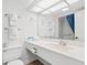 Clean bathroom with a single sink and shower/tub combo at 2207 S Ocean Blvd. # 307, Myrtle Beach, SC 29577