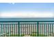 Stunning ocean view from a balcony overlooking the beach at 2207 S Ocean Blvd. # 307, Myrtle Beach, SC 29577