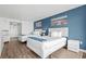 Bedroom with two double beds and coastal-themed artwork at 2207 S Ocean Blvd. # 309, Myrtle Beach, SC 29577