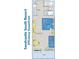Floor plan of Sandcastle South Oceanfront efficiency unit at 2207 S Ocean Blvd. # 309, Myrtle Beach, SC 29577