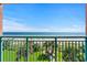 Balcony view of the ocean and sandy beach at 2207 S Ocean Blvd. # 901, Myrtle Beach, SC 29577