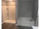Bathroom with shower and bathtub at 219 Oak Leaf Dr., Longs, SC 29568