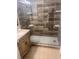 Elegant bathroom with a glass shower and ornate vanity at 219 Oak Leaf Dr., Longs, SC 29568