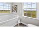 Bathroom with a large garden tub and marsh views at 416 27Th Ave. N, North Myrtle Beach, SC 29582