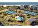 Community tennis courts and pool area at 230 Sea Oats Circle, Pawleys Island, SC 29585