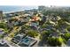 Aerial perspective of a house near the beach at 1010 Perrin Dr., North Myrtle Beach, SC 29582