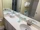 Double vanity bathroom with a toilet and bathtub at 1207 S Ocean Blvd. # 50512, Myrtle Beach, SC 29577