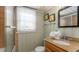 Clean bathroom with shower/tub combo at 1906 S Ocean Blvd., North Myrtle Beach, SC 29582