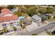 Aerial view of house and surrounding homes at 510 Hillside Dr. S, North Myrtle Beach, SC 29582
