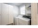 Clean laundry room complete with washer and dryer at 510 Hillside Dr. S, North Myrtle Beach, SC 29582